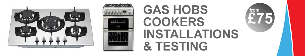 gas cooker and hob installations