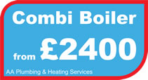 Gas combi boiler installation