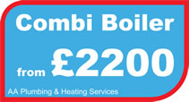 Gas combi boiler installation